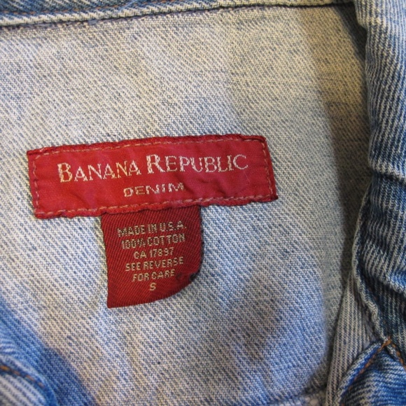 Vintage Banana Republic Denim Vest - Picture 2 of 5